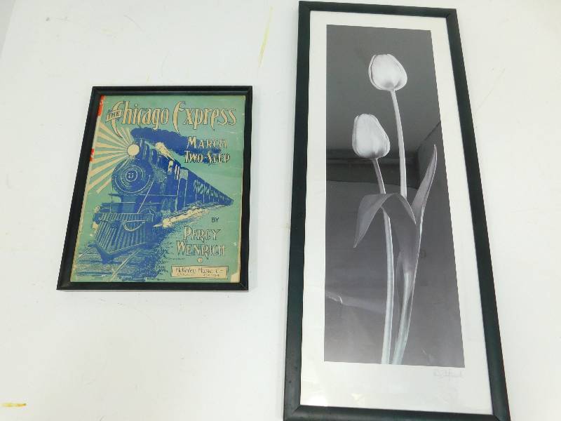 Buyenlarge The Chicago Express- March Two Step  By Percy Wenrich & Tulip Framed Picture