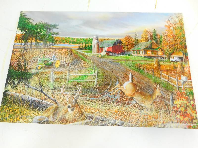 Picture On Canvas Of Dream Farm  By Kevin Daniel