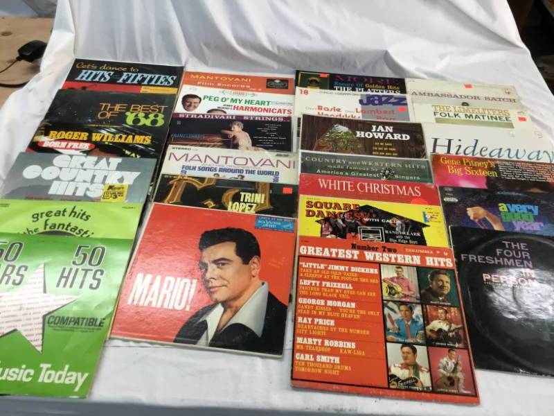 lot 101 image: 25 records Various artist and music