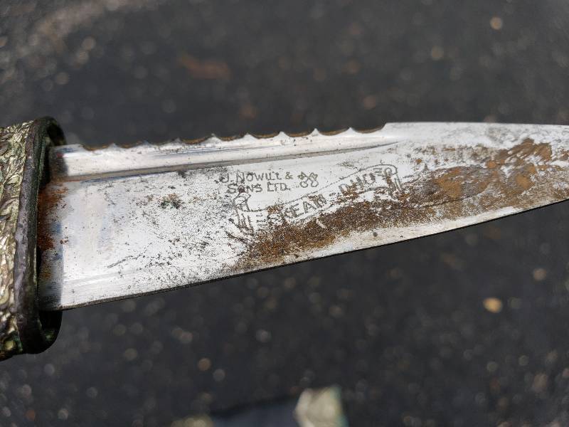 lot 38 image: J. Nowill & Sons Skean Boot Dagger Kilt