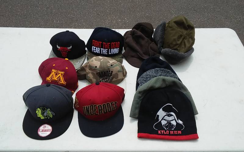 lot 6 image: Lot Of Assorted Ball Caps & Hats