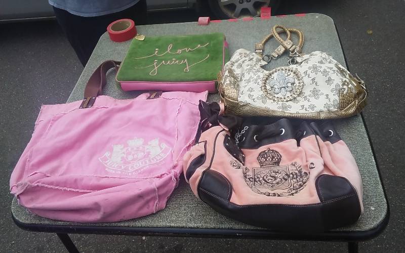 lot 23 image: 4-Juicy Couture Handbags & Lap Top Case
