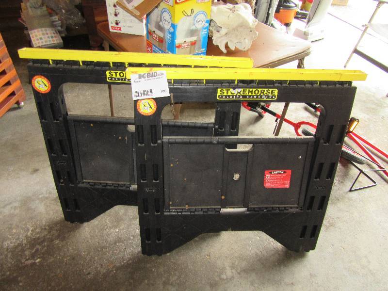 lot 106 image: StoreHorse Sawhorses