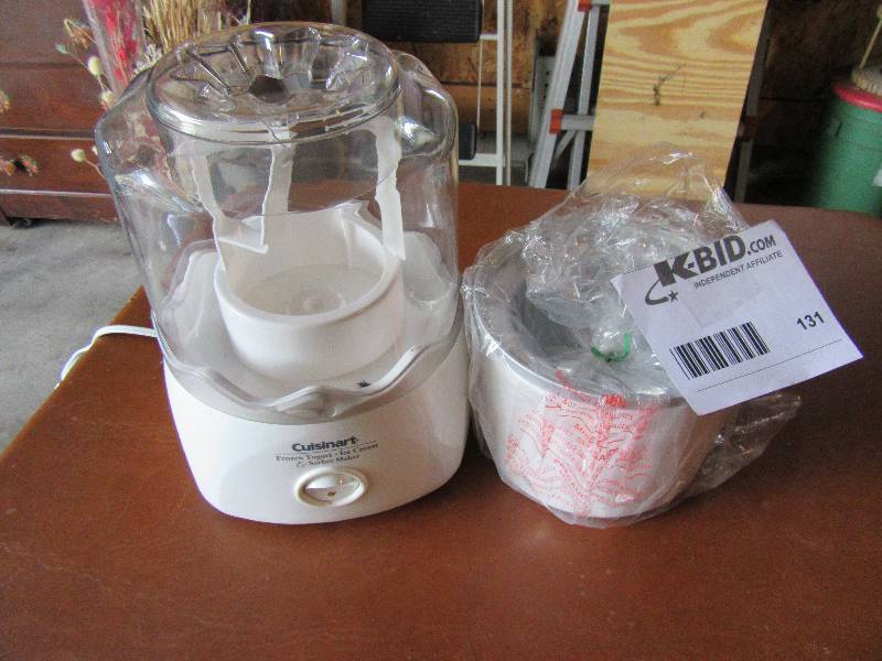 lot 131 image: Cuisinart Ice Cream Maker