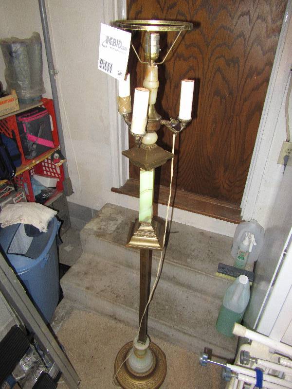 lot 200 image: Floor Lamp, with Small Bulb Attachments