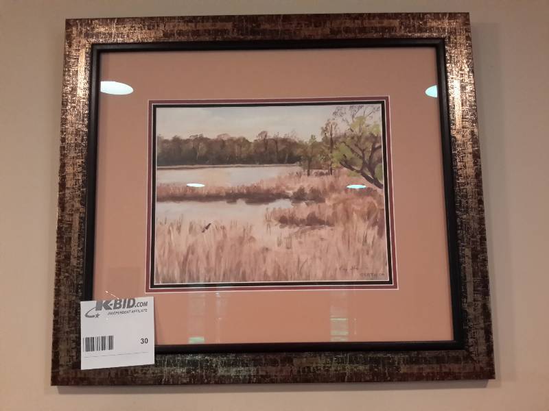 lot 30 image: Wetlands Painting by Gerth 04