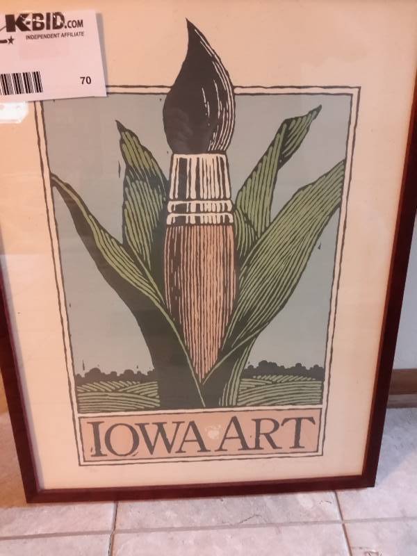 lot 70 image: Iowa Art Painting