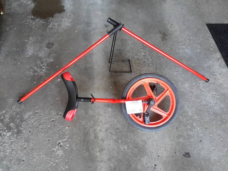 lot 172 image: Unicycle with Stand and Training Poles
