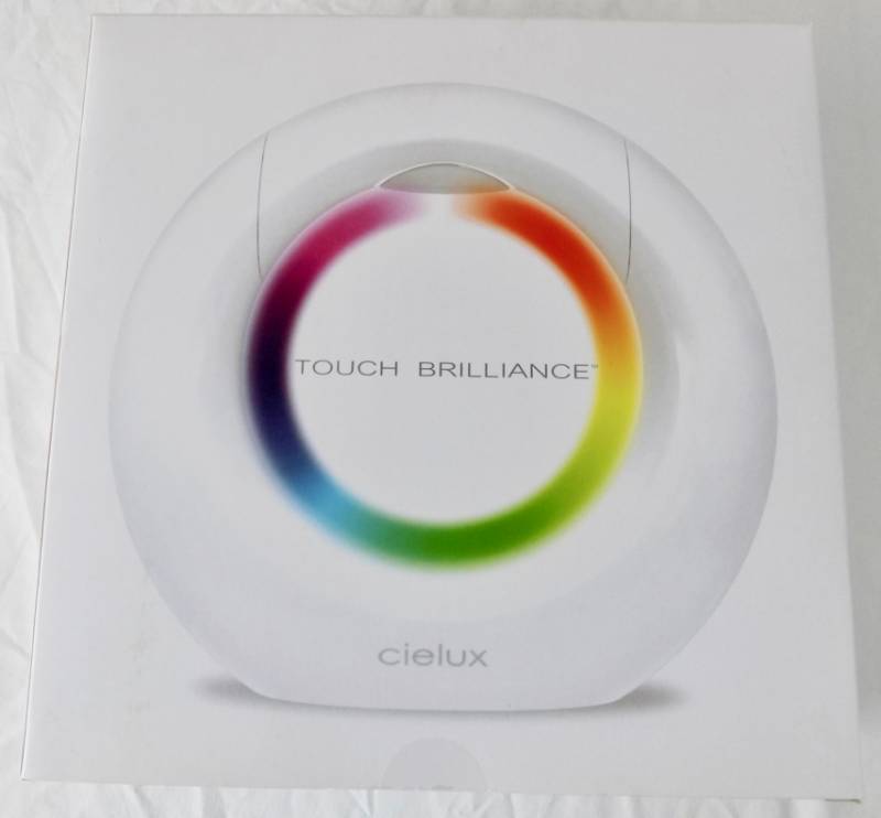 lot 26 image: (Award Winning) Cielux Touch Control LED 8 Table Lamp see video
