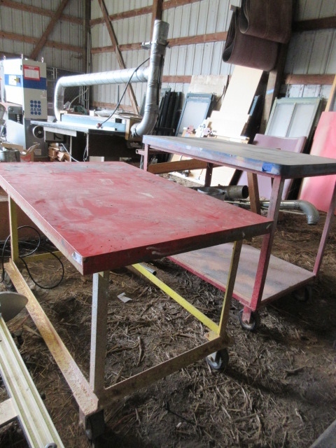 ROLLING STEEL WORK TABLES