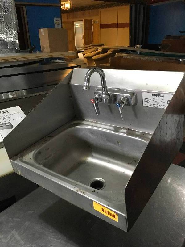 lot 58 image: Krowne Hand washing Sink