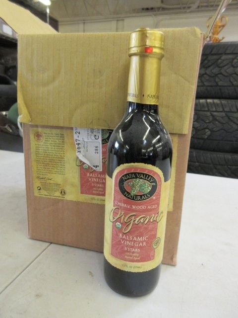 lot 702 image: CASE OF ORGANIC BALSAMIC VINEGAR