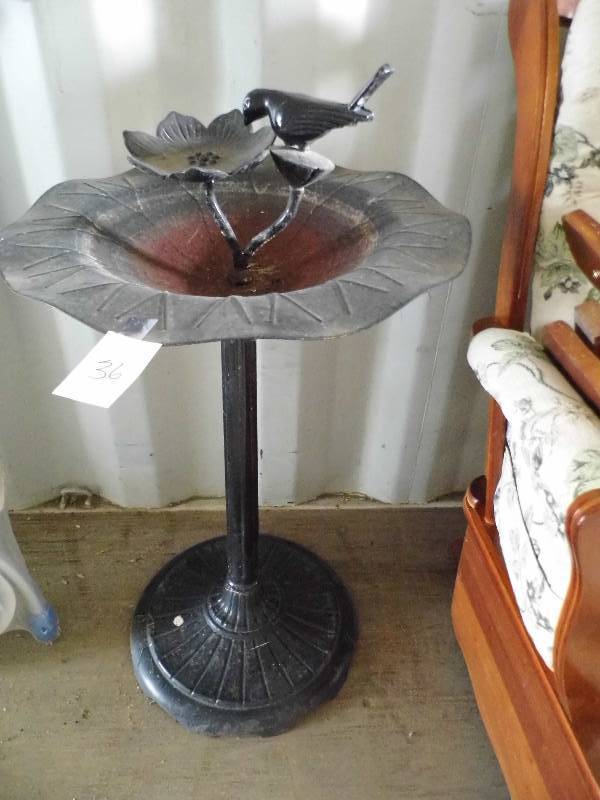 Metal Bird Bath
