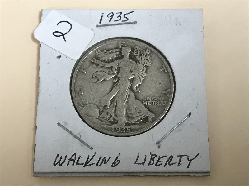 1935 Walking Liberty half dollar...