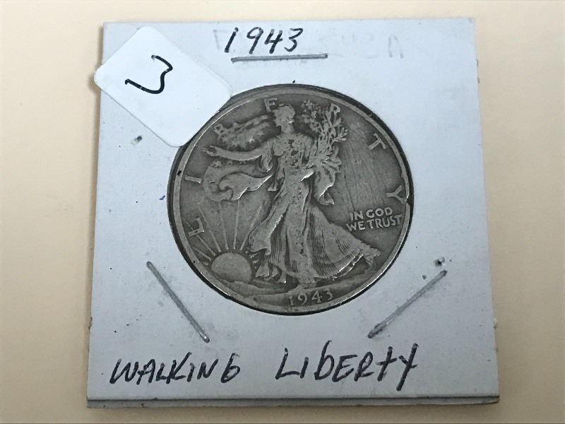 1943 Walking Liberty half dollar...