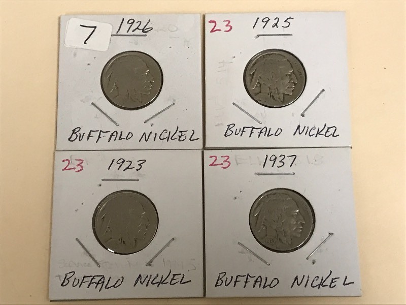 1923, 1925 1926 and 1937 Buffalo ni...