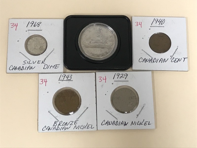 Misc. Canadian coins Uncirculated ...