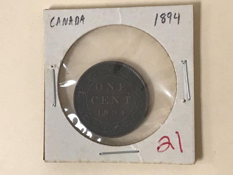1894 Canadian large cent...