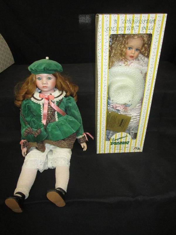 lot 167 image: 2 Porcelain Dolls