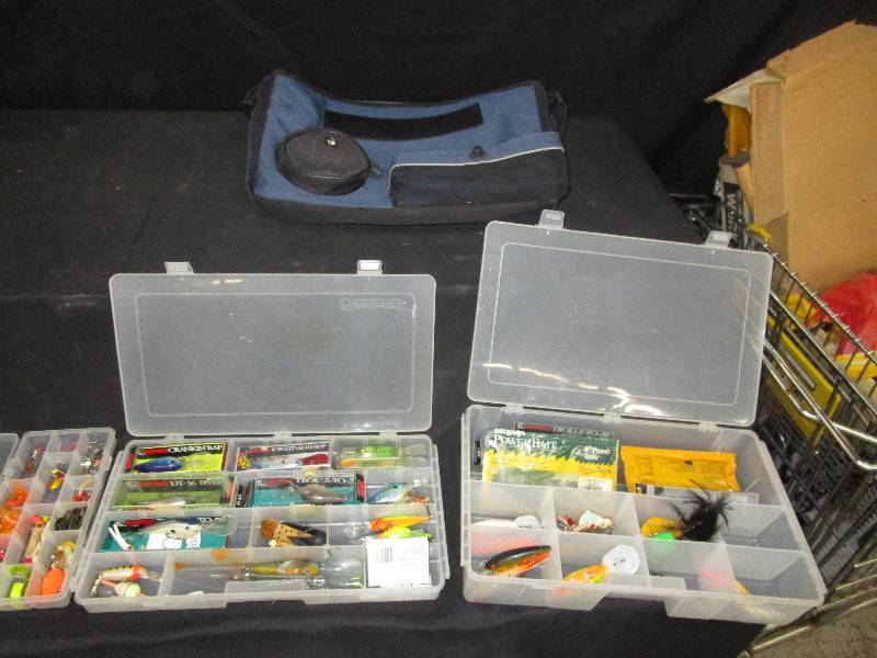 lot 196 image: Tack box and lots of Tackle