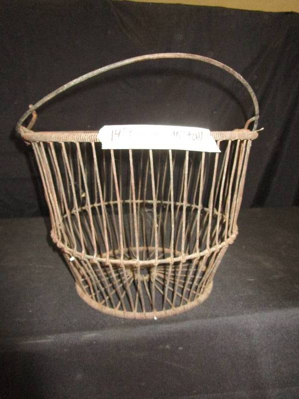 lot 209 image: Wire Egg Basket