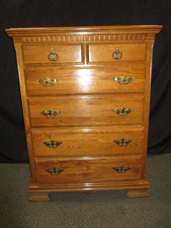 5 Drawer Dresser Kincaid Solid Wood Furniture 36 X 18 1 2 X 47
