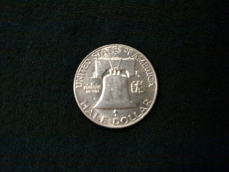 1959 D Franklin Silver Half Dollar...