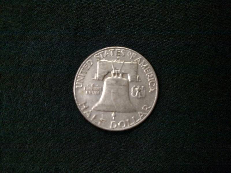 1960 D Franklin Silver Half Dollar...