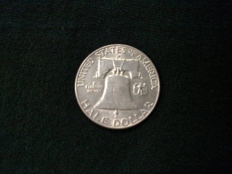 1961 D Franklin Silver Half Dollar...