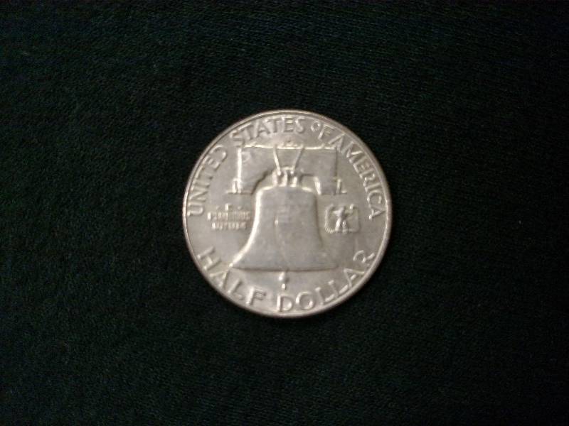 1962 D Franklin Silver Half Dollar...