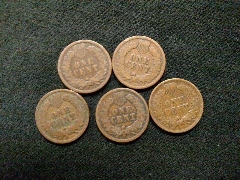 1900, 01, 02, 03, & 04 Indian Head ...