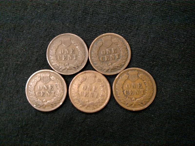 1904, 05, 06, 07, & 08 Indian Head ...