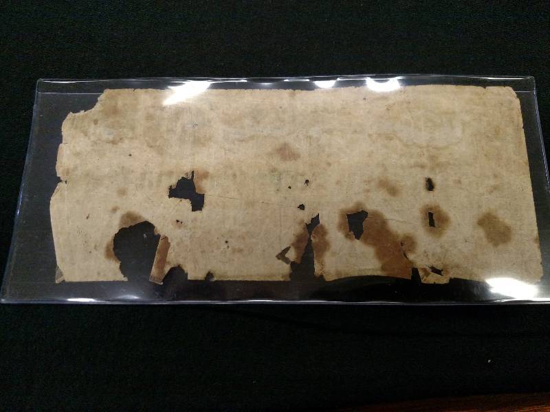 1850s Large Size Twenty Dollars We...