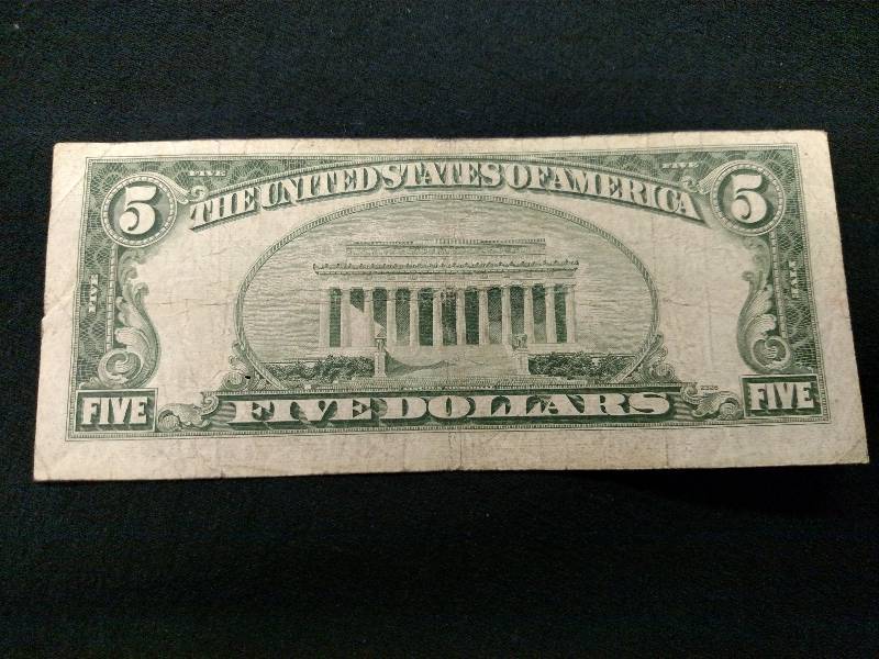 1953 A Five Dollars Silver Certific...