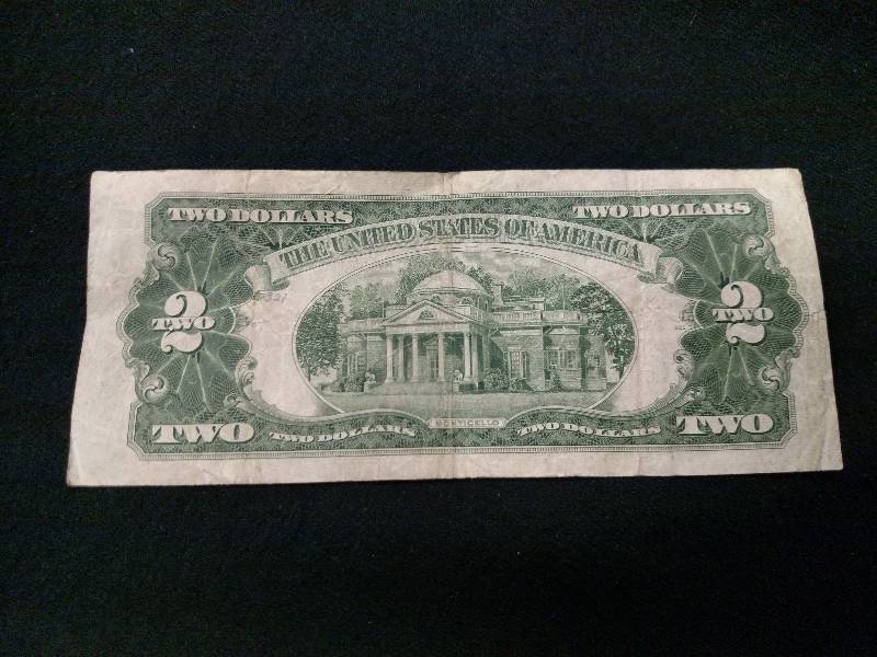 1928 G Two Dollars Red Seal Note...