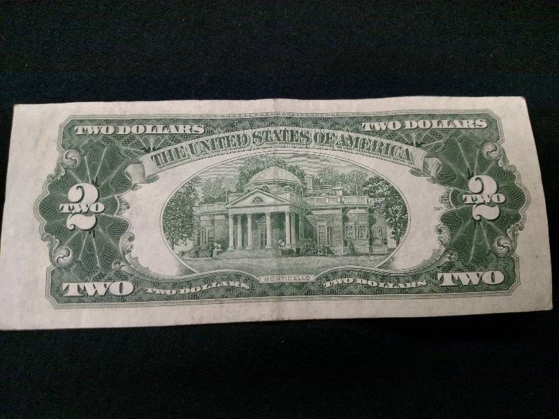 1953 C Two Dollars Red Seal Note...