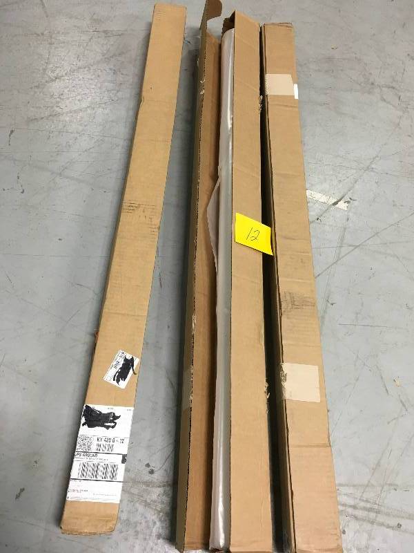 lot 12 image: Husky 4 ft. x 100 ft. Clear 4 mil Single-Wound Plastic Sheeting Lot of 2
