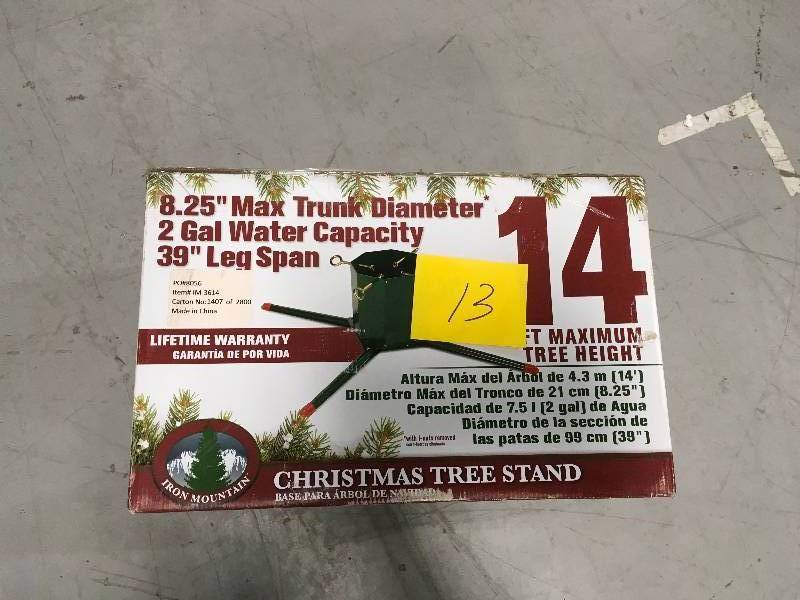 lot 13 image: Iron Mountain Welded Tree Stand for Trees up to 14 ft.