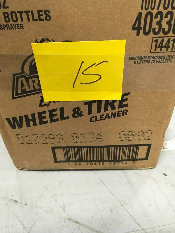 lot 15 image: Armor All Extreme Wheel & Tire Cleaner (24 oz)  Lot of 6