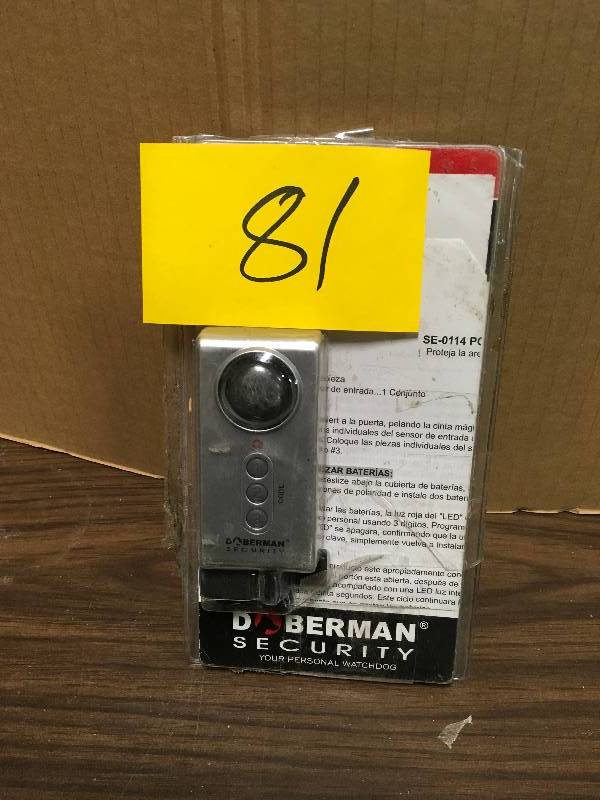 lot 81 image: Doberman Security Pool Alert 100 dB