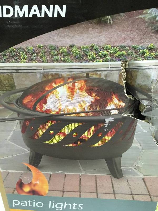 lot 86 image: Patio Lights Firewave Black Fire Pit