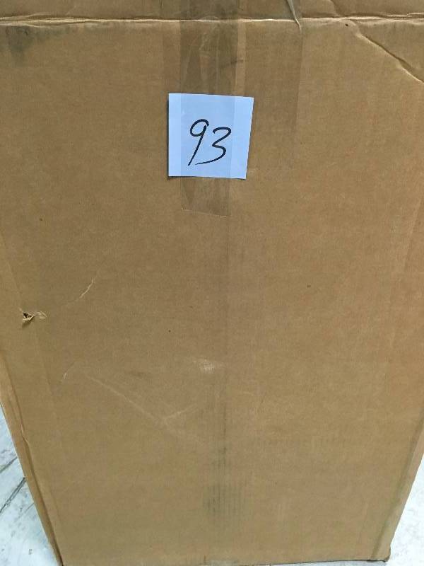 lot 93 image: 55 Gal. Blue Industrial Plastic Drum