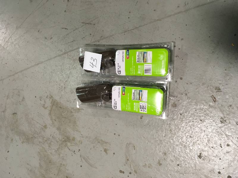 lot 43 image: COMMERCIAL ELECTRIC LED YARD LAWN SPIKE LIGHT 700 LUMENS Lot of 2