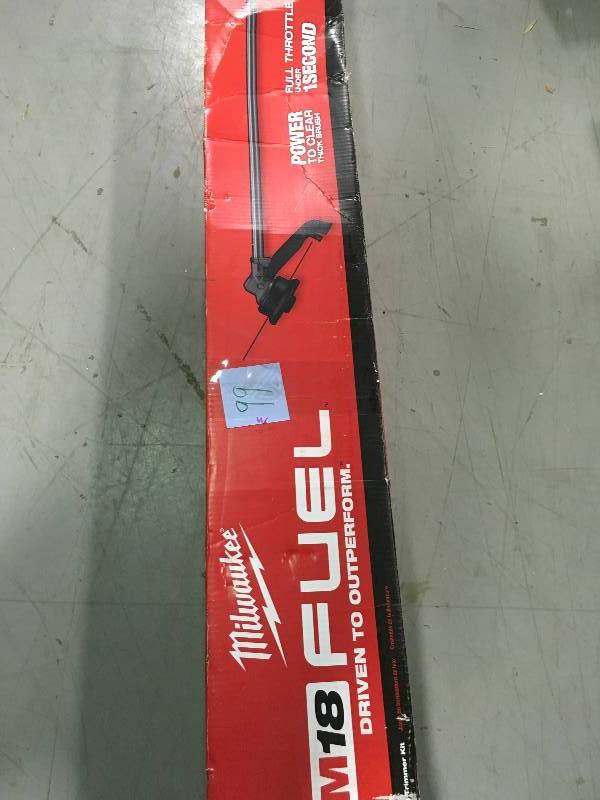 lot 99 image: M18 FUEL 18-Volt Lithium-ion Brushless Cordless String Trimmer Kit with 9.0Ah Battery and Rapid Charger