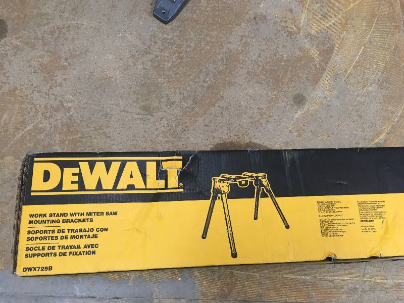 lot 1 image: DEWALT Heavy Duty Work Stand in good conditions