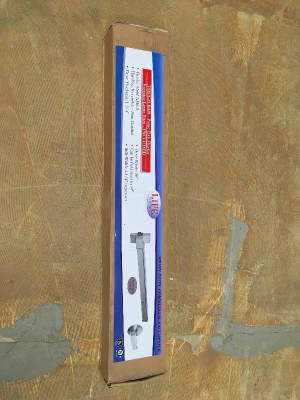 lot 8 image: Life Horizontal Exit Device with Keyed Trim Lever not used