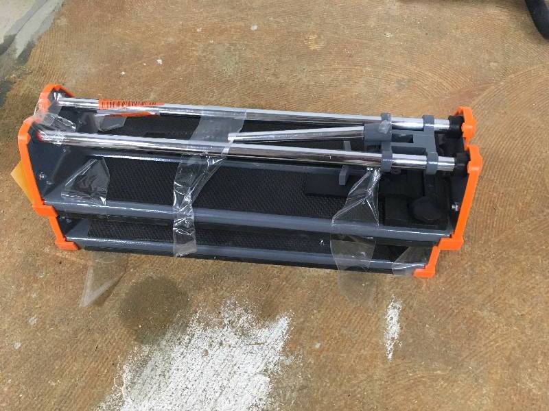 lot 57 image: HDX 14 in. Rip Ceramic Tile Cutter lot of 2 in working conditions