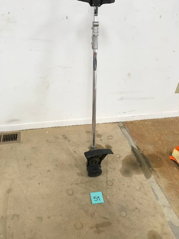 lot 59 image: ECHO Reconditioned 58-Volt Lithium-Ion Brushless Cordless String Trimmer tool only in working conditions