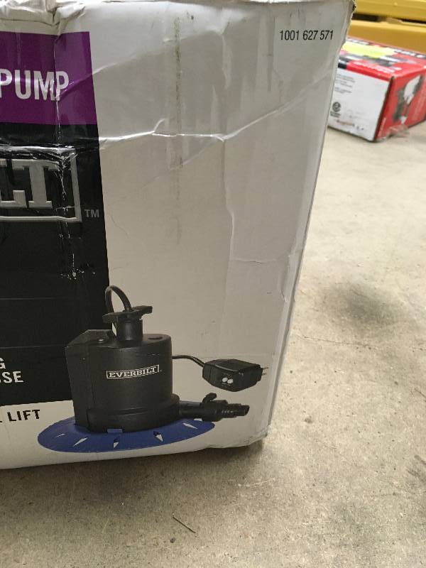 lot 60 image: EVERBILT 18 HP Pool Cover Pump in good conditions