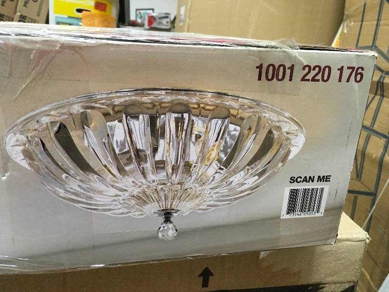 lot 72 image: Home Decorators  3 Light Flush Mount new